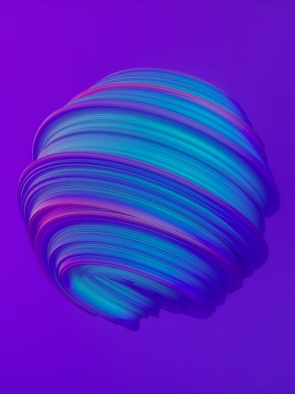 imagem ilustrativa de esfera azul